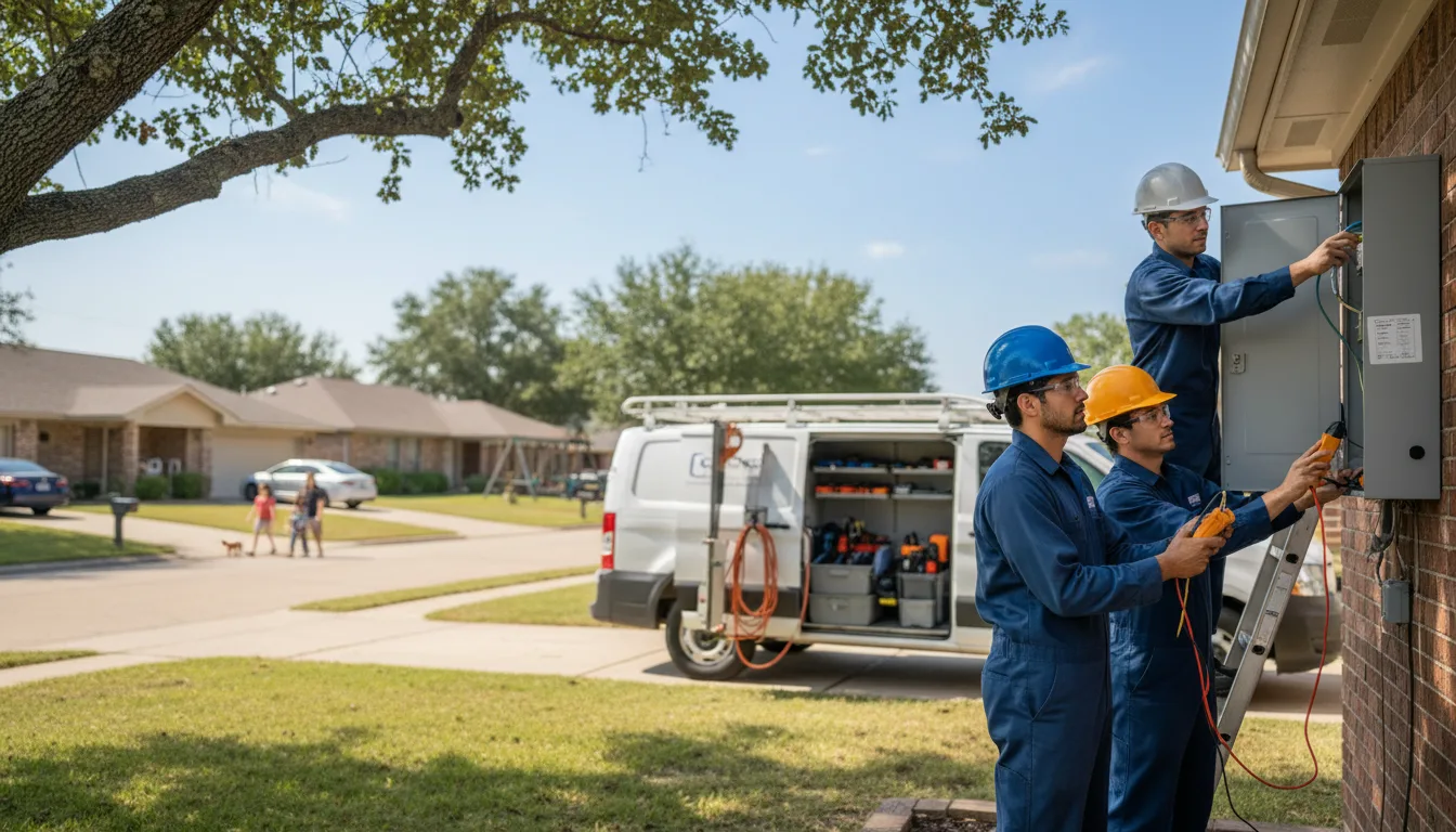 Certified electrician providing emergency electrical services in Saint Bonaventure, NY